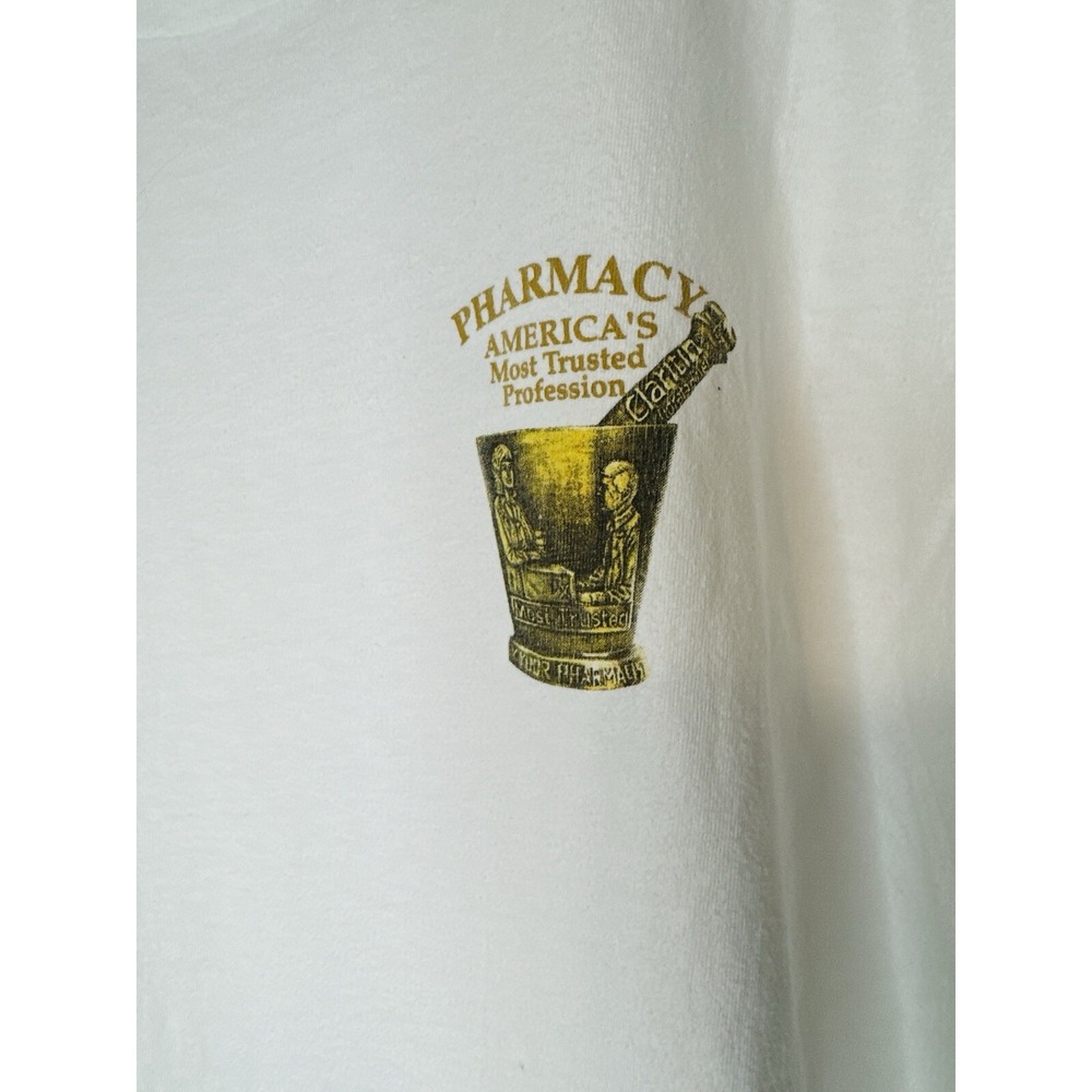 Vintage 90s Claritin Promo T Shirt XL Pharmacy Advertising Graphic Tee - Picture 5 of 9